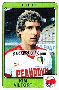Cromo Kim Vilfort - Football France 1985-1986 n. 132 - Panini