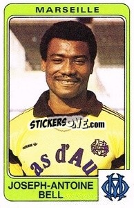 Sticker Joseph-Antoine Bell - Football France 1985-1986 n. 134 - Panini