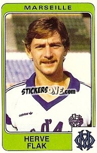 Cromo Herve Flak - Football France 1985-1986 n. 137 - Panini
