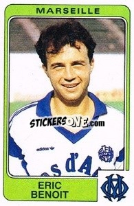Figurina Eric Benoit - Football France 1985-1986 n. 140 - Panini