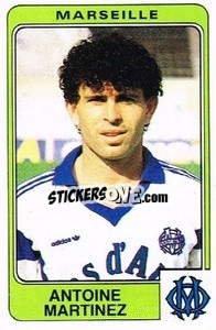 Figurina Antoine Martinez - Football France 1985-1986 n. 142 - Panini