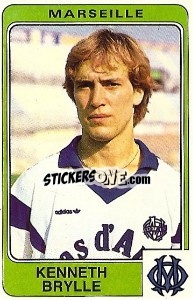 Sticker Kenneth Brylle - Football France 1985-1986 n. 144 - Panini
