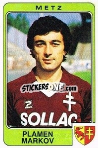 Cromo Plamen Markov - Football France 1985-1986 n. 156 - Panini