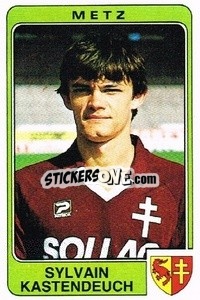 Sticker Sylvain Kastendeuch - Football France 1985-1986 n. 161 - Panini
