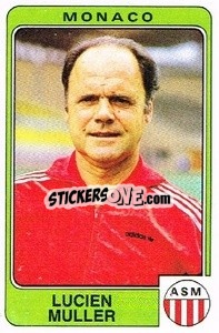 Figurina Lucien Muller - Football France 1985-1986 n. 163 - Panini