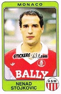 Sticker Nenad Stojkovic - Football France 1985-1986 n. 166 - Panini