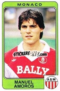Sticker Manuel Amoros - Football France 1985-1986 n. 168 - Panini