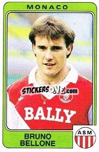 Sticker Bruno Bellone - Football France 1985-1986 n. 174 - Panini