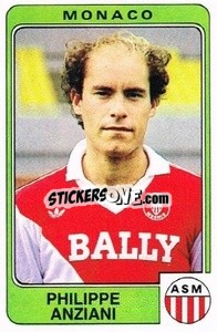 Sticker Philippe Anziani - Football France 1985-1986 n. 176 - Panini