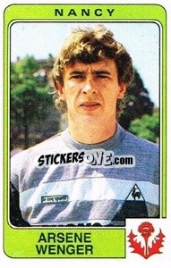 Sticker Arsene Wenger - Football France 1985-1986 n. 178 - Panini