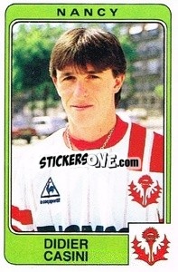 Sticker Didier Casini - Football France 1985-1986 n. 180 - Panini