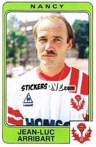 Sticker Jean-Luc Arribart - Football France 1985-1986 n. 182 - Panini