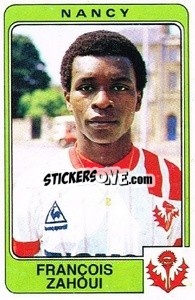 Sticker Francois Zahoui - Football France 1985-1986 n. 188 - Panini