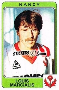 Sticker Louis Marcialis - Football France 1985-1986 n. 189 - Panini