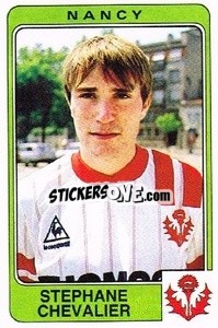 Sticker Stephane Chevalier - Football France 1985-1986 n. 191 - Panini