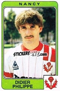 Sticker Didier Philippe - Football France 1985-1986 n. 192 - Panini