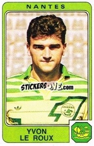 Sticker Yvon Le Roux - Football France 1985-1986 n. 196 - Panini