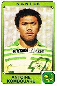 Sticker Antoine Kombouare - Football France 1985-1986 n. 198 - Panini