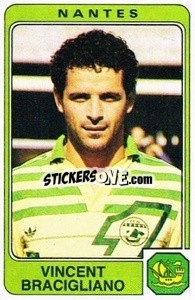 Sticker Vincent Bracigliano - Football France 1985-1986 n. 200 - Panini