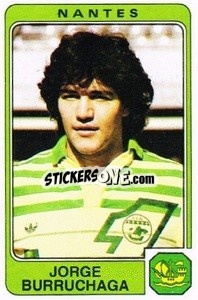 Sticker Jorge Burruchaga - Football France 1985-1986 n. 201 - Panini