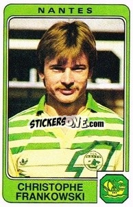 Cromo Christophe Frankowski - Football France 1985-1986 n. 206 - Panini