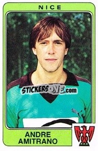 Sticker Andre Amitrano - Football France 1985-1986 n. 209 - Panini
