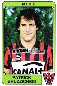 Sticker Patrick Bruzzichesi - Football France 1985-1986 n. 211 - Panini