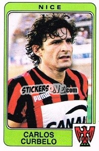 Figurina Carlos Curbelo - Football France 1985-1986 n. 212 - Panini