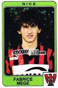 Sticker Fabrice Mege - Football France 1985-1986 n. 242 - Panini