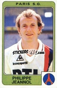 Sticker Philippe Jeannol - Football France 1985-1986 n. 247 - Panini