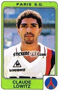 Sticker Claude Lowitz - Football France 1985-1986 n. 248 - Panini