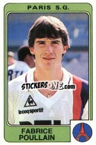 Cromo Fabrice Poullain - Football France 1985-1986 n. 250 - Panini