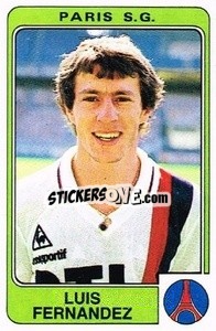 Cromo Luis Fernandez - Football France 1985-1986 n. 251 - Panini