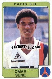 Figurina Omar Sene - Football France 1985-1986 n. 252 - Panini