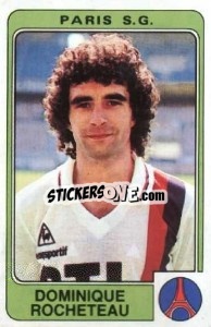 Sticker Dominique Rocheteau - Football France 1985-1986 n. 254 - Panini