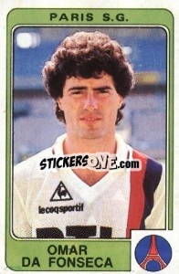 Figurina Omar Da Fonseca - Football France 1985-1986 n. 255 - Panini