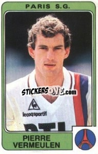 Cromo Pierre Vermeulen - Football France 1985-1986 n. 257 - Panini