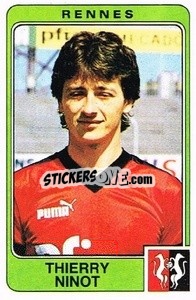 Sticker Thierry Ninot - Football France 1985-1986 n. 263 - Panini