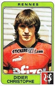 Sticker Didier Christophe - Football France 1985-1986 n. 265 - Panini