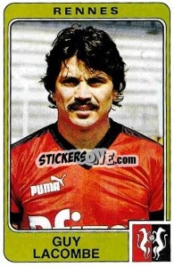 Sticker Guy Lacombe - Football France 1985-1986 n. 267 - Panini