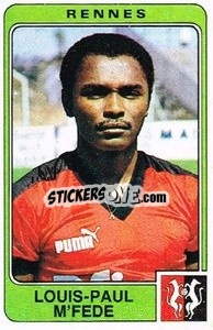 Sticker Louis-Paul M'Fede - Football France 1985-1986 n. 268 - Panini