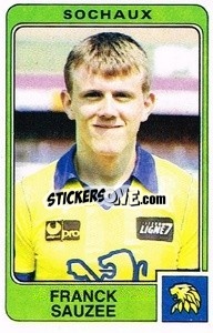 Sticker Franck Sauzee - Football France 1985-1986 n. 277 - Panini