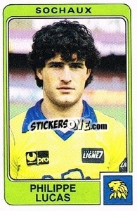 Cromo Philippe Lucas - Football France 1985-1986 n. 281 - Panini
