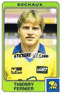 Figurina Thierry Fernier - Football France 1985-1986 n. 282 - Panini