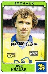 Sticker Uwe Krause - Football France 1985-1986 n. 284 - Panini