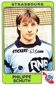 Sticker Philippe Schuth - Football France 1985-1986 n. 289 - Panini
