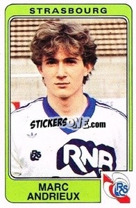 Sticker Marc Andrieux - Football France 1985-1986 n. 290 - Panini