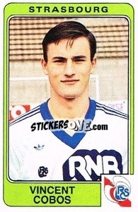 Sticker Vincent Cobos - Football France 1985-1986 n. 292 - Panini