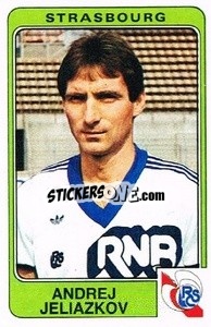 Cromo Andrej Jeliazkov - Football France 1985-1986 n. 296 - Panini