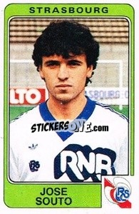 Sticker Jose Souto - Football France 1985-1986 n. 298 - Panini